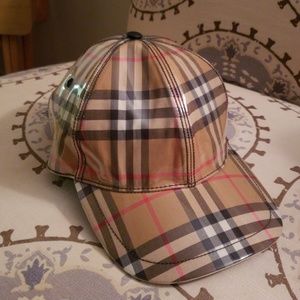 Authentic plastic dipped Burberry Baseball Hat
